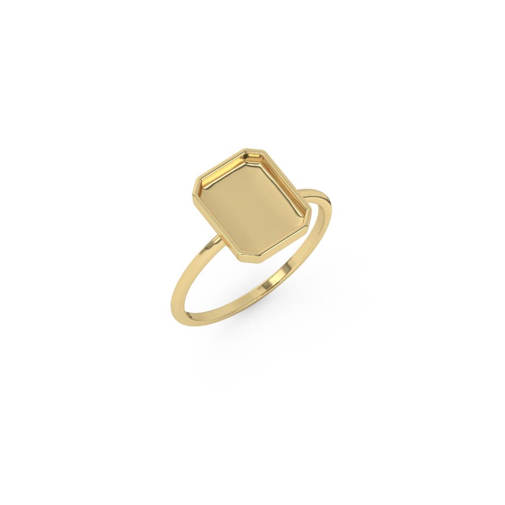 14k Emerald Ring