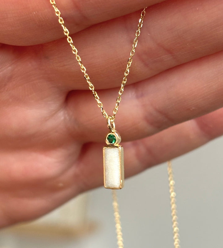 10k Aura birthstone Pendant