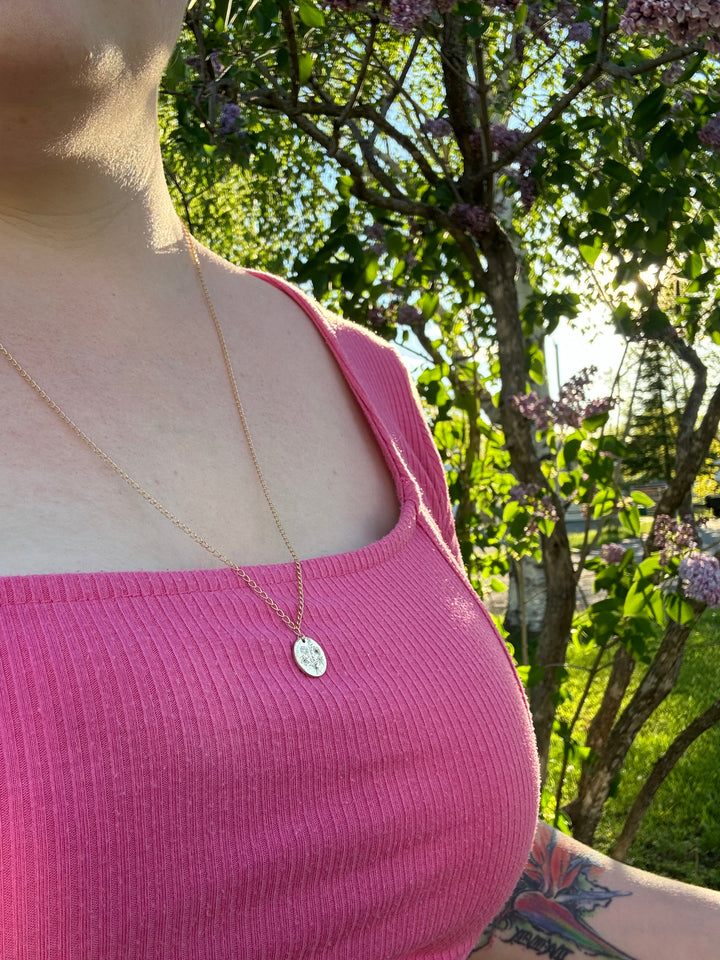 10k Wildflower Necklace