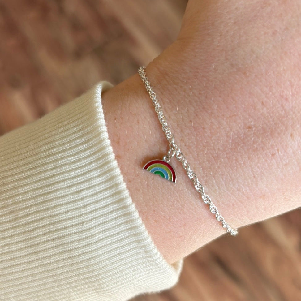 Enamel Rainbow Bracelet