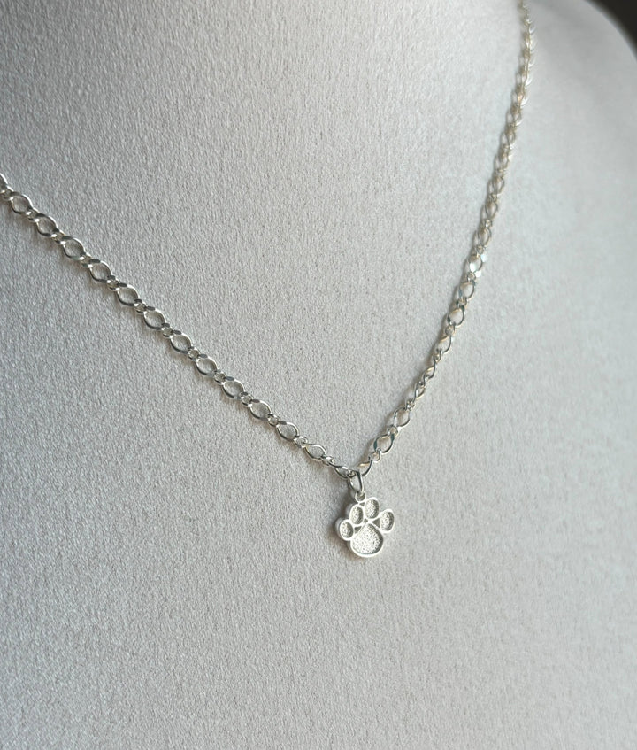 10k Paws of Love Necklace
