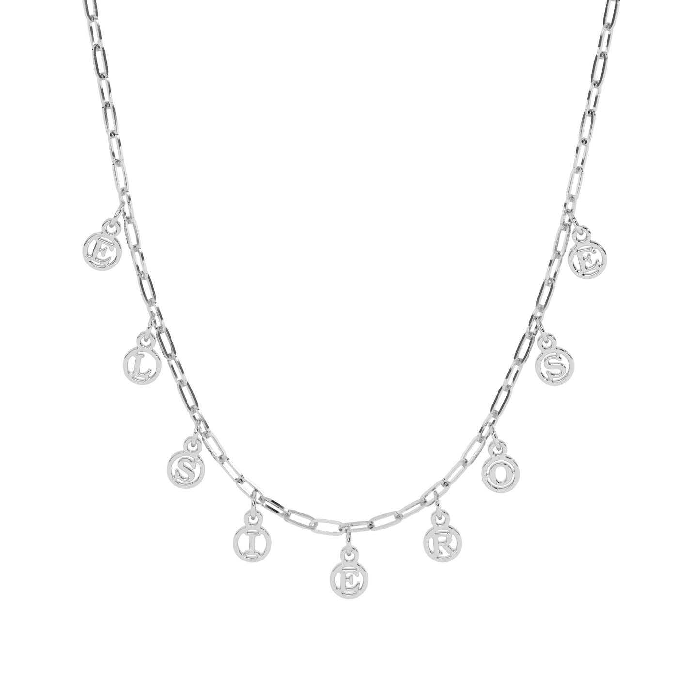 Silver Charmed Necklace