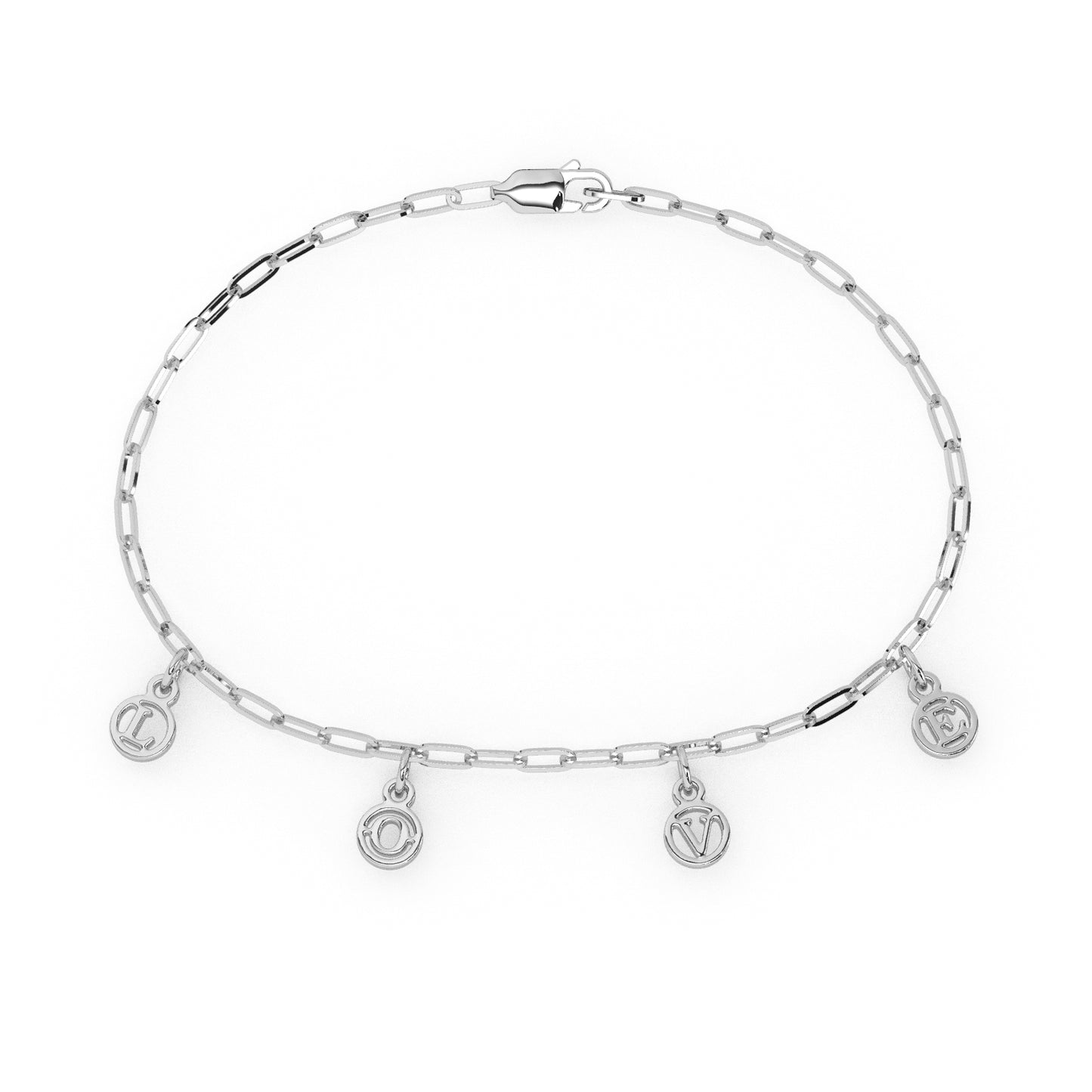 Silver Charmed Bracelet