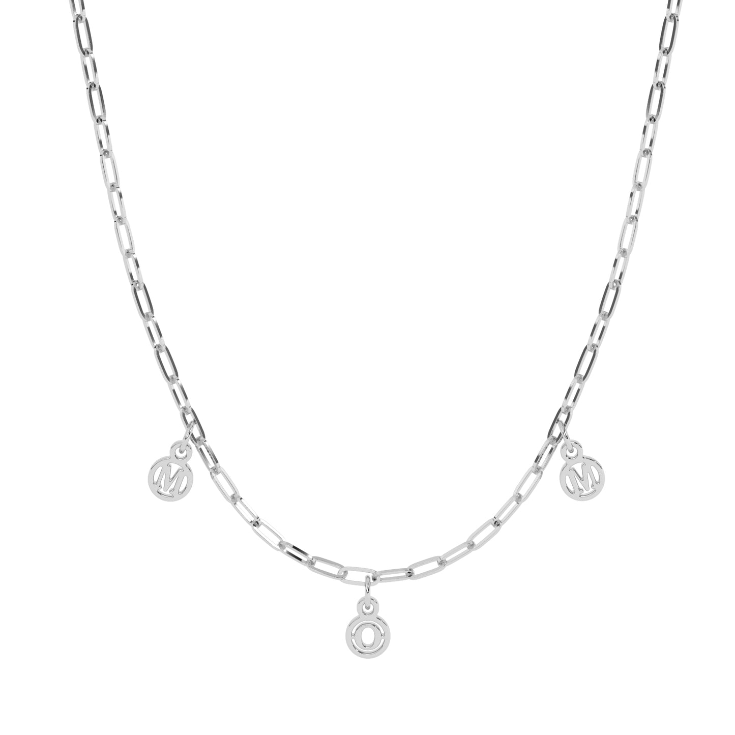 Silver Charmed Necklace