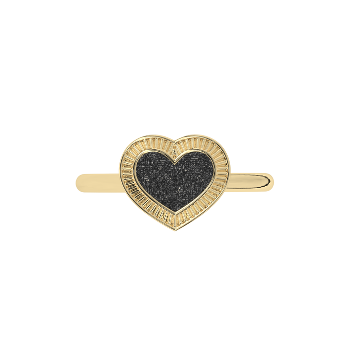 10k Fluted Ivy Ring