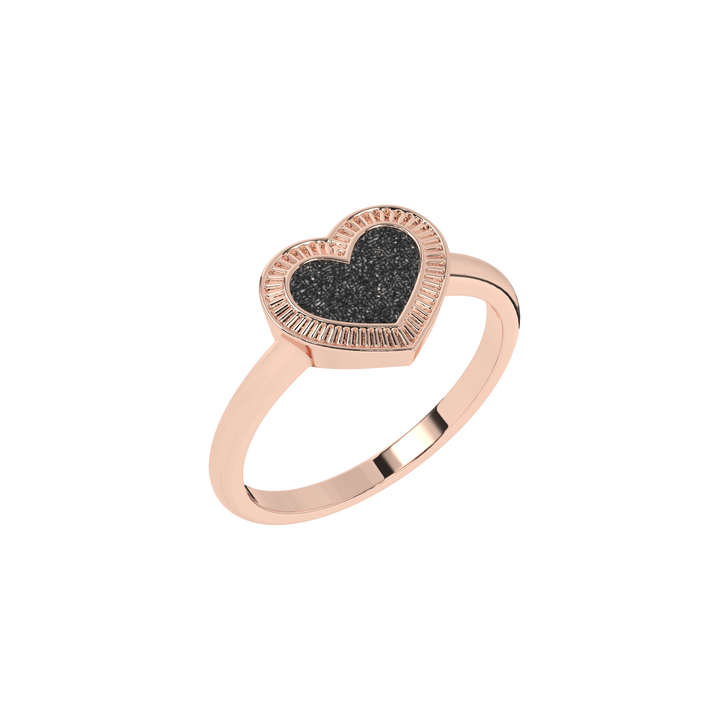 10k Fluted Ivy Ring