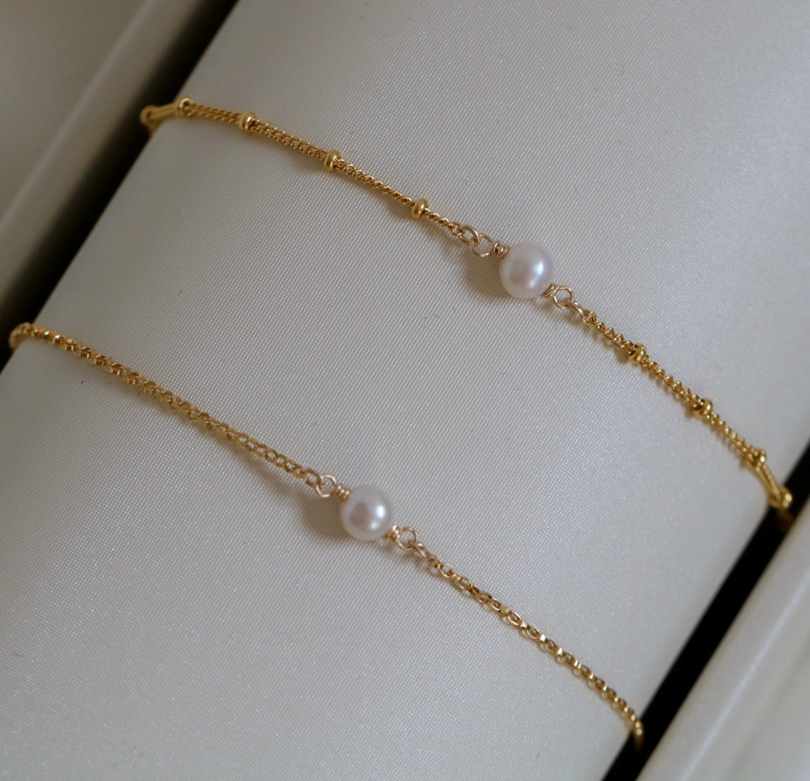 Gold Fill Permanent Bracelet with charm
