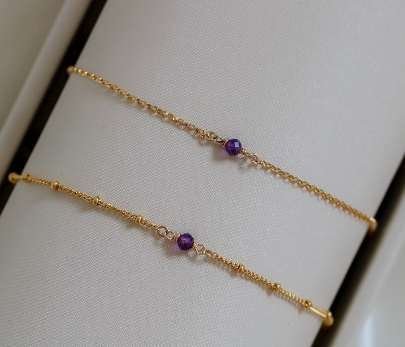 Gold Fill Permanent Bracelet with charm