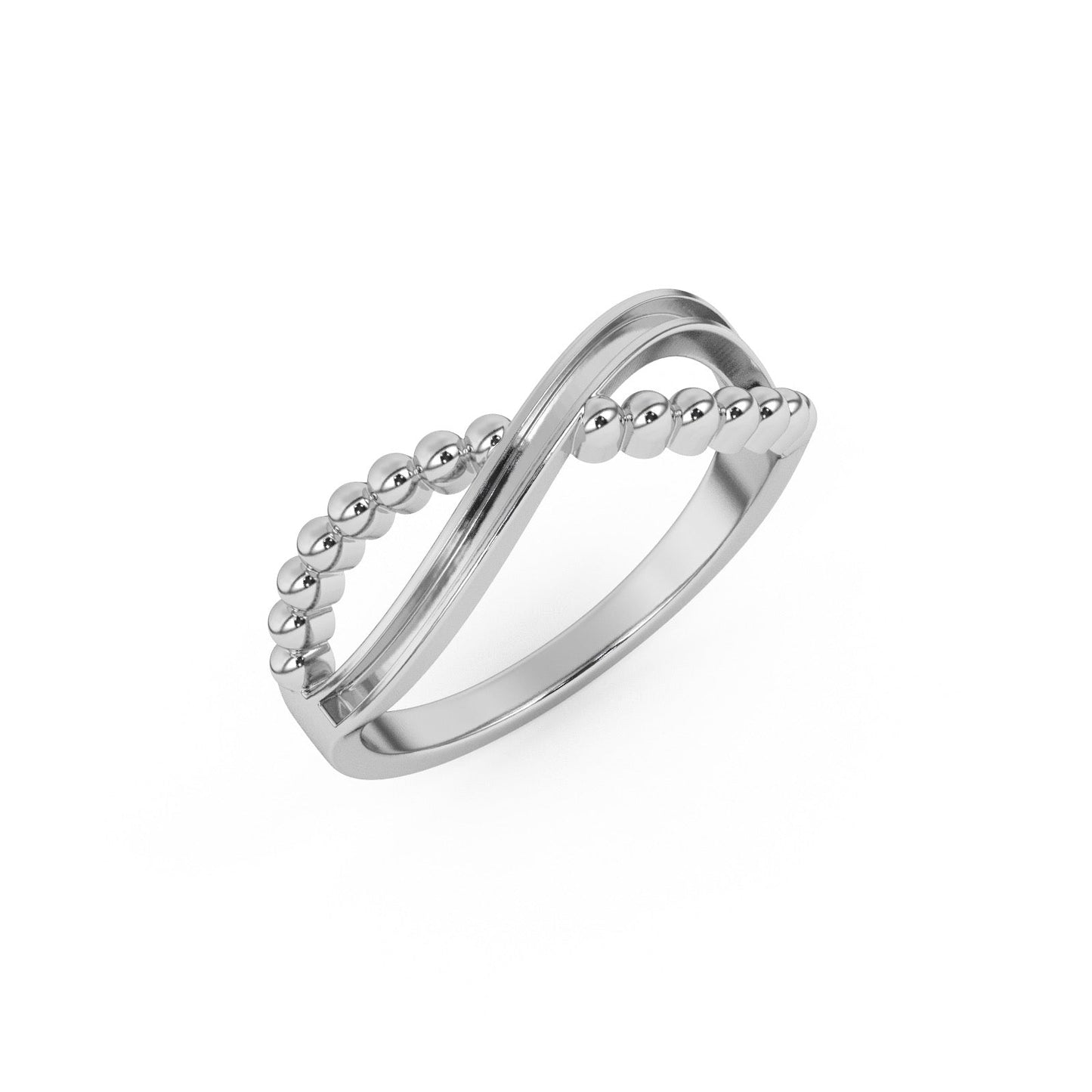 10k Infinity Beaded Lila