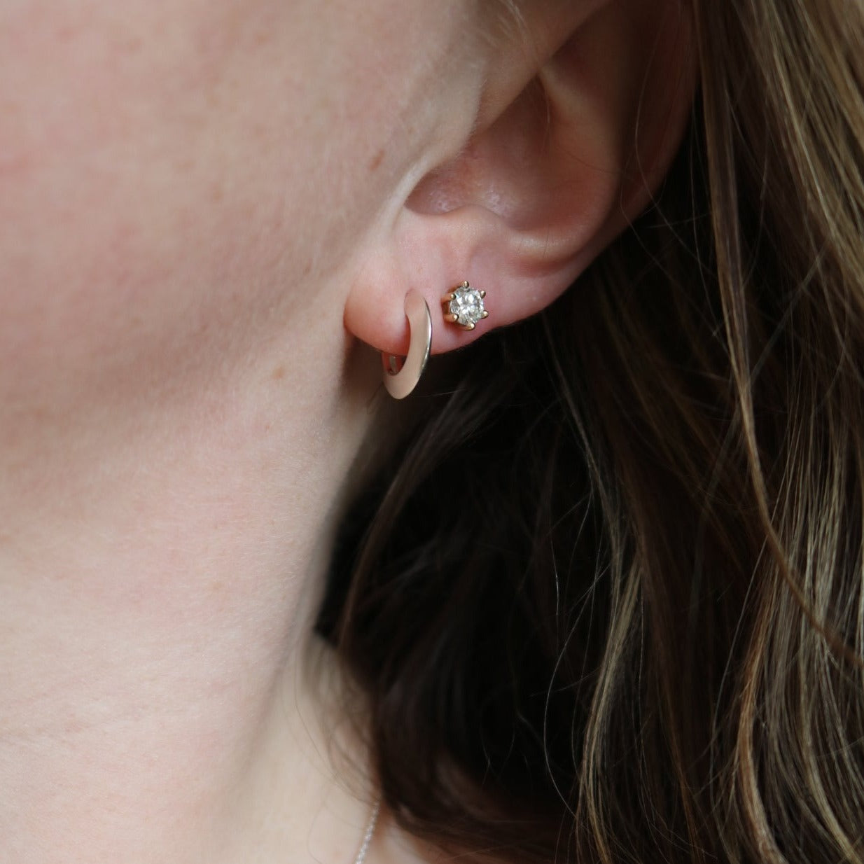 5mm moissanite studs