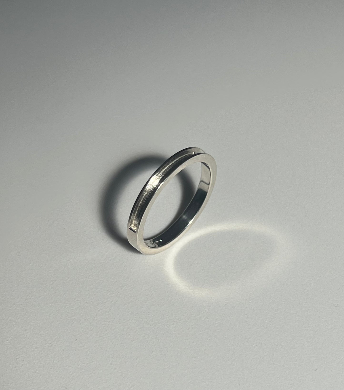 Silver lila half band size 9.75