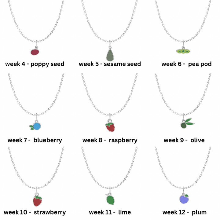 Enamel Pregnancy Milestone Bracelet