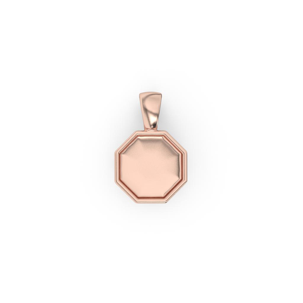 10k Hex Pendant