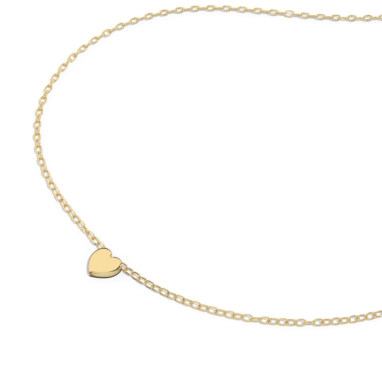 10k Heart Necklace