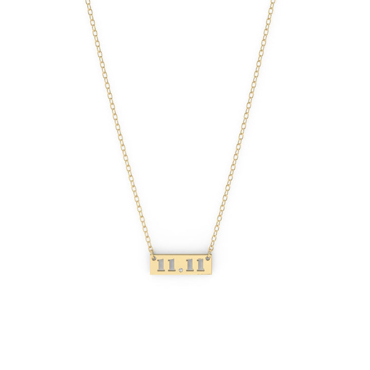 10k 1111 necklace