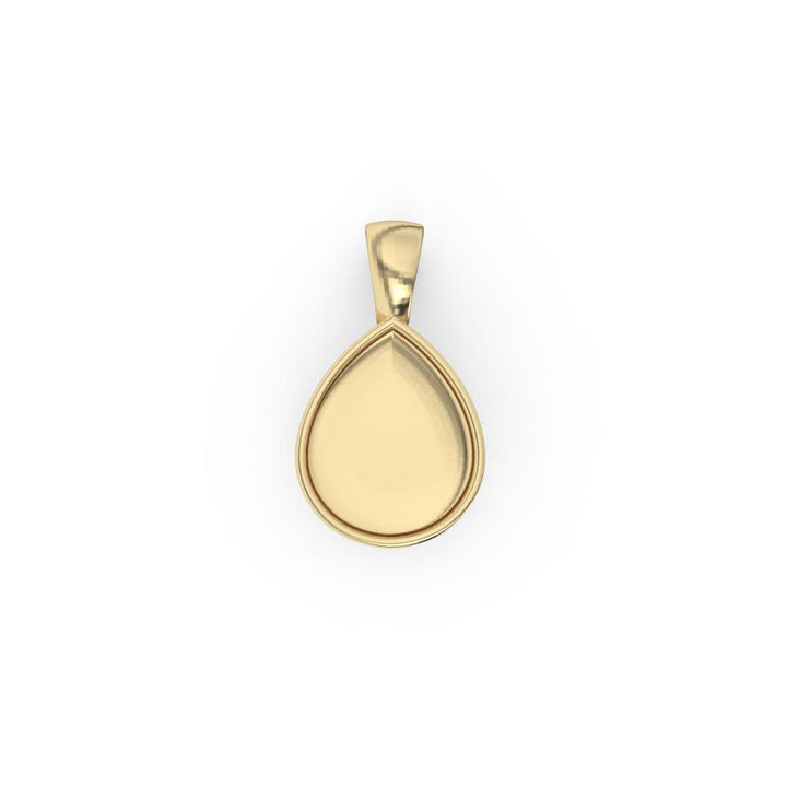 10k drop pendant