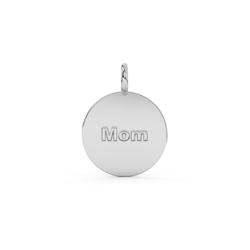 Silver Name Disc Pendant