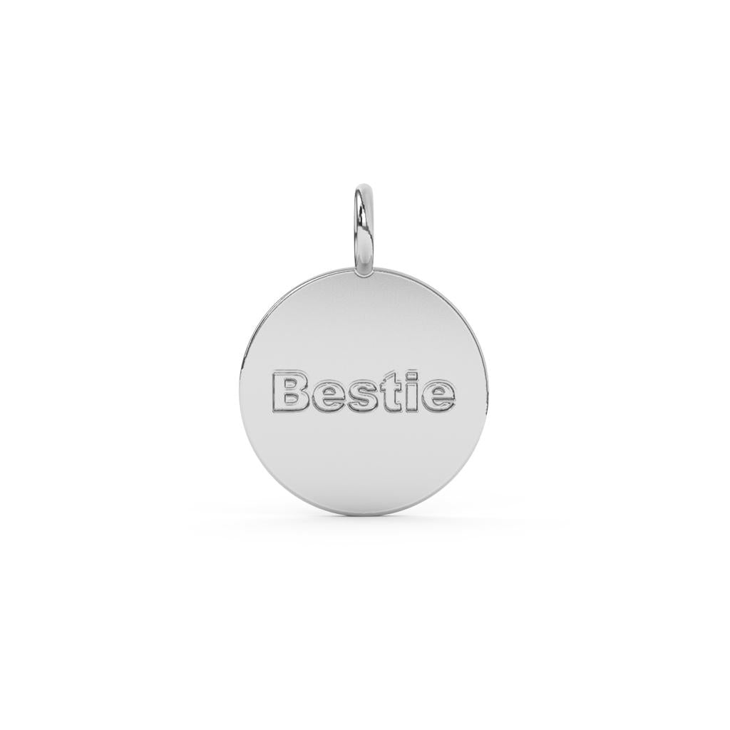 Silver Name Disc Pendant