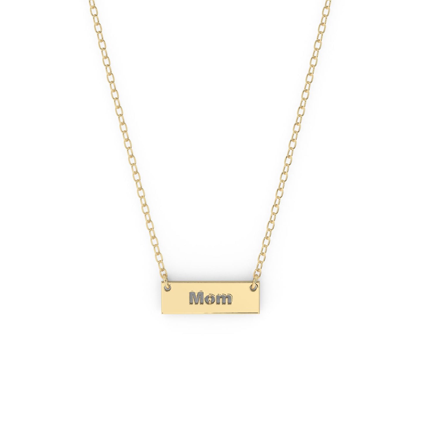 10k Bar Necklace