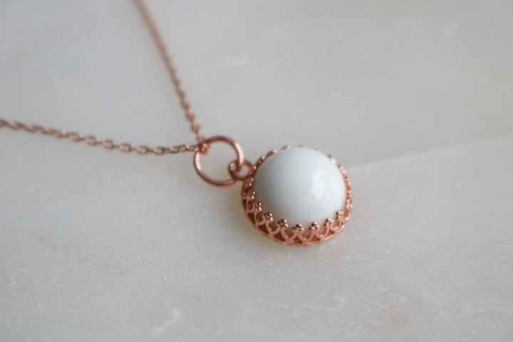 Caroline Crown Pendant