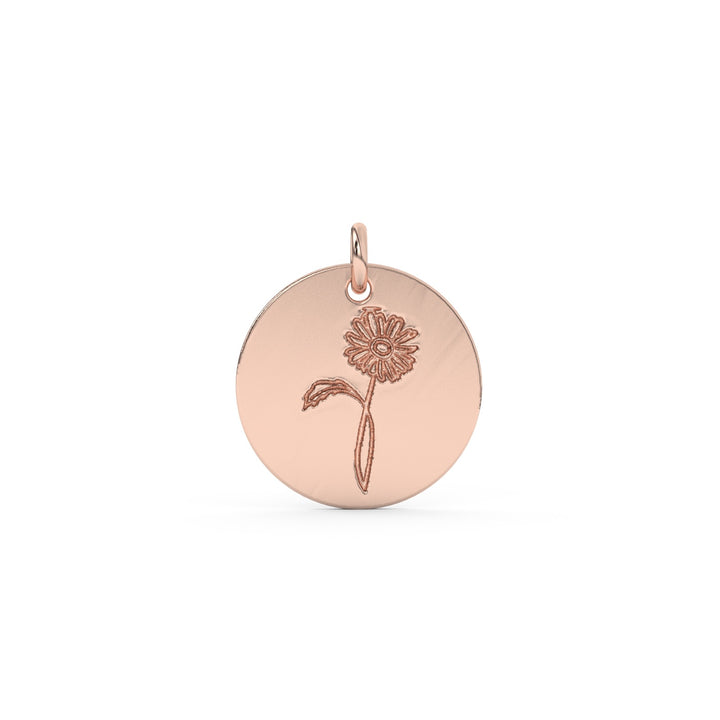 10k Birthflower Necklace