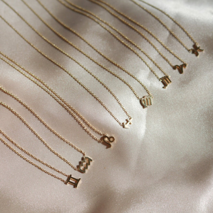 10k Zodiac Necklace