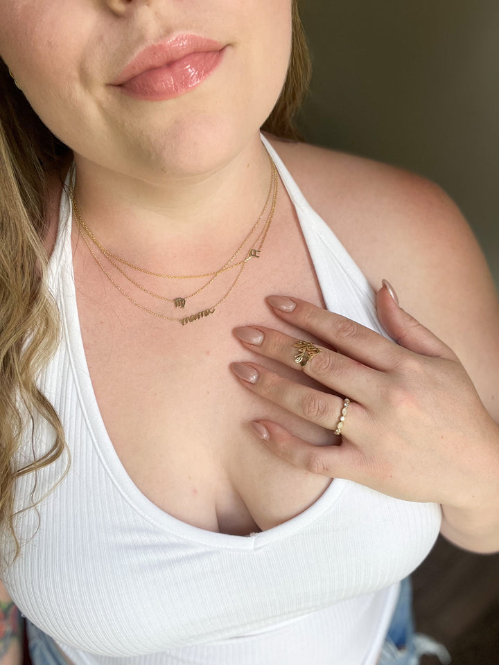 10k Zodiac Necklace