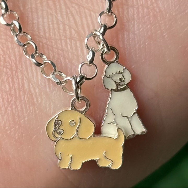 Enamel Dog Charm