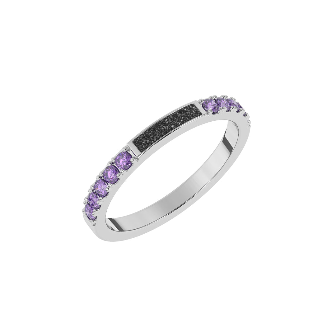 Lila Birthstone Ring