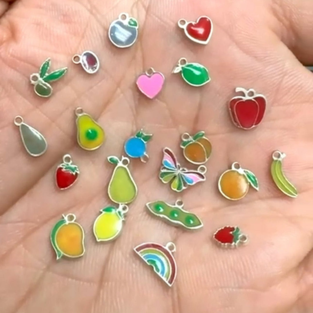 Enamel Fruit Charm