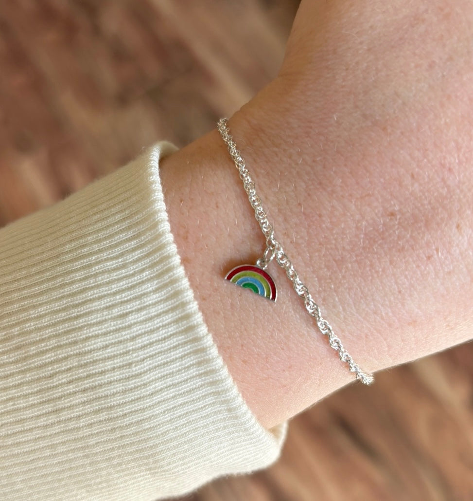 Enamel Rainbow Bracelet