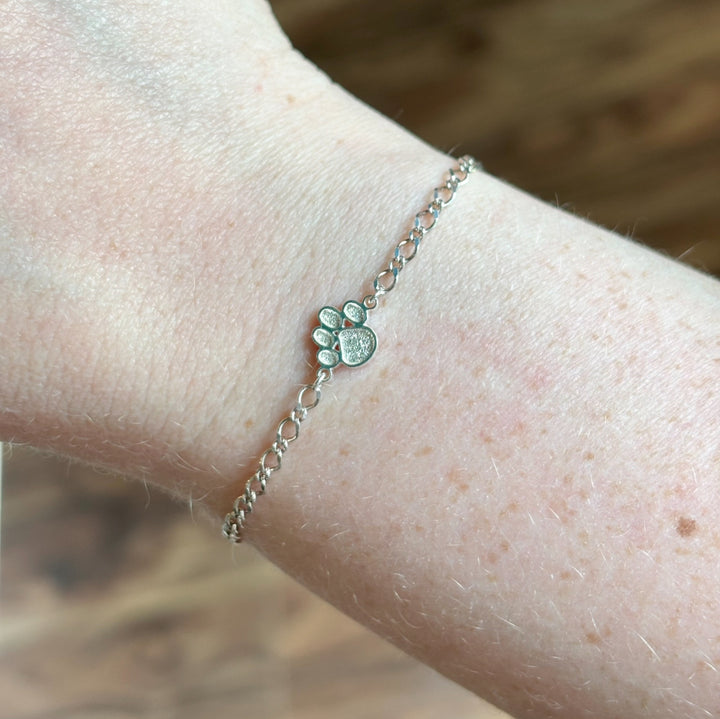 10k Paws of Love Bracelet