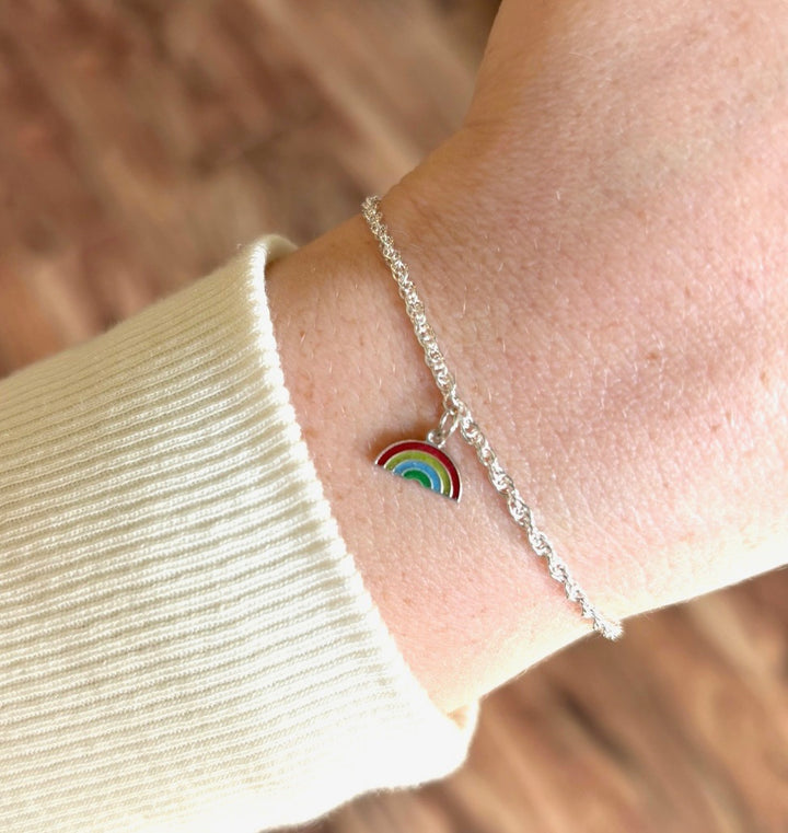 Enamel Rainbow Charm ws