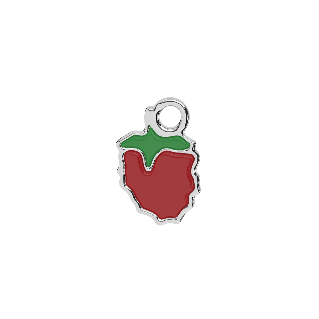 Enamel Raspberry Charm ws