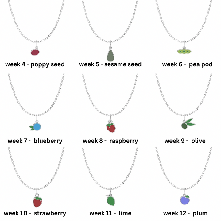 Pregnancy Milestone Necklace