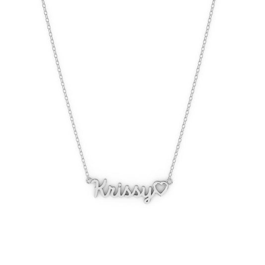 Silver Name Necklace