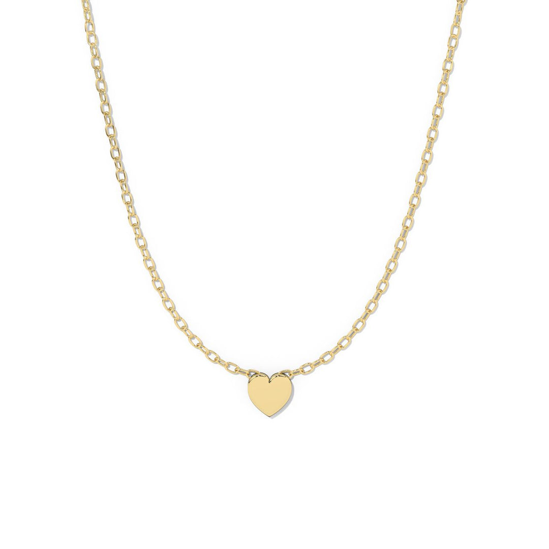 10k Heart Necklace
