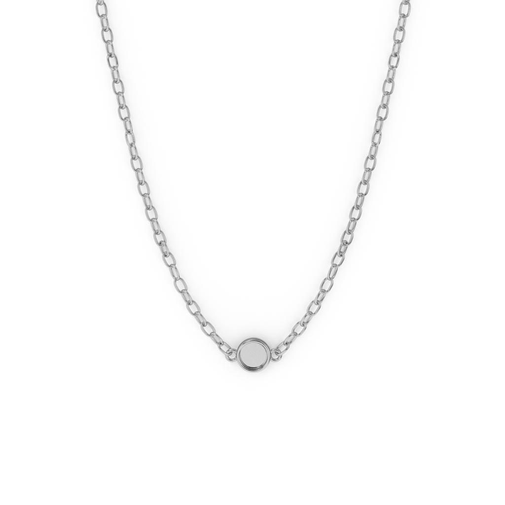 Silver Simple Dot Necklace